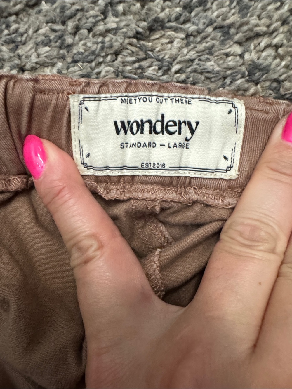 Wondery Standard Large Isabel 3.0 Brown Joggers outdoors gorpcore utility - Picture 2 of 5
